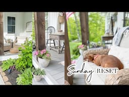 SUNDAY RESET // WEEKLY CLEANING MOTIVATION // CHARLOTTE GROVE FARMHOUSE