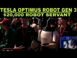 Tesla Optimus Robot Gen 3, Is This Going to Be Like the Movie iRobot, Tesla Stock Review,