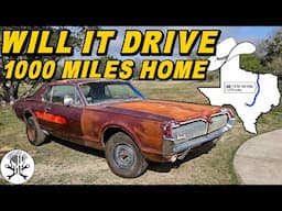 Will an ABANDONED Cougar RUN & DRIVE 1000+ Miles Home!?