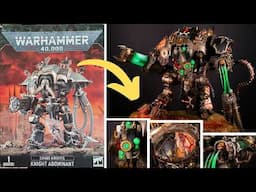 Kitbashing a DARK MECHANICUS Chaos Knight Abominant!