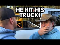 C'mon Smashed His NEW TRUCK! | See It Happen HERE On Camera!! | PLUS Work Day With Country Road Cure