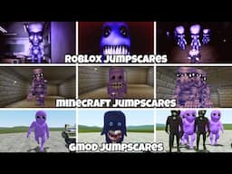 AOONI Nightmares: Roblox Vs Minecraft Vs Garry's Mod ALL JUMPSCARES