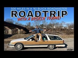 1992 Buick Roadmaster Estate Wagon with a Broken Frame! 500 Mile Roadtrip! Pittsburgh PA WV VA USA