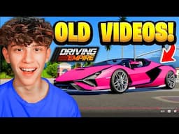 Reacting To My OLD Driving Empire Videos!