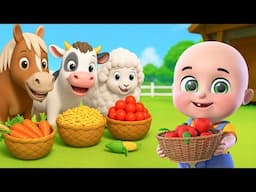 Animals Farm Song (Feeding Animals) | Baa Baa Black Sheep | Baby Cartoon and Kids Songs | Baby Bobo