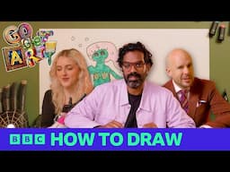 Celebrity draw alongs! | Go Get Arty | CBBC