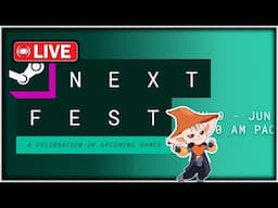 🔴LIVE - Trying Steam Next Fest Game Demos! | Daily Stream # 2575