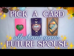 All About Your Future Spouse 🥰💍 Detailed Pick a Card Tarot Reading ✨