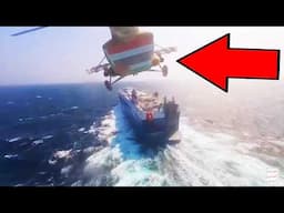 Houthi Helicopter ATTACKS Israeli Ship - Then THIS Happened (*GRAPHIC FOOTAGE*)