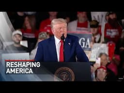 Trump celebrates 100 days of presidency in Michigan rally, continues to work on voter goals