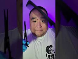 SUPER fast haircut! #shorts #asmr #haircut