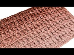 🧶✨Learn To Crochet EASY 2-Row Repeat Stitch for Blankets, Tops & More! ❤️ Beginners Welcome! 🌟