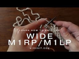 Knitting Tutorial: How to Purl the WIDE M1R:M1L Increase for Raglan Sweaters | Beginner-Friendly