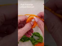 🥕 Crochet a Carrot in 60 Seconds!