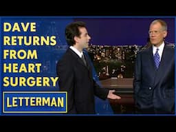 Dave's First Show After Heart Bypass Surgery | David Letterman