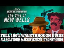 The Rise of The Golden Idol Sins of New Wells DLC Walkthrough Solutions | ALL Achievements Guide