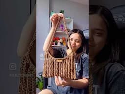 #Viral bolso de ganchillo fácil #crochet #ganchillo #realzacroche #knitting #diy