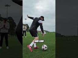 CHOP THE BALL | Low Driven Passing Technique Explained #passingdrills  #soccerdrills #soccerskills