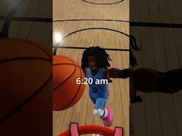 Ja Morant's Morning Routine 😭🥀 #roblox #robloxbasketball #shorts