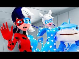 Miraculous The Ladybug - Tralalero Tralala Transformation!( Italian Brainrot Animation!)