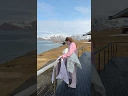 A morning in my CABIN 🏠 on an island near the North Pole | #svalbard