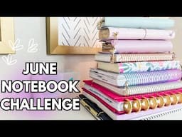 JUNE NOTEBOOK CHALLENGE 📖🍵 travel decisions, digital reading journal, hobonichi, and more