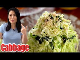 Once you try it, you'll be hooked❗️SIMPLE & DELICIOUS Cabbage Salad I can eat every day [CHEAP EATS]