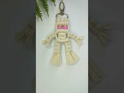Ide Gantungan Kunci Macrame #shorts #macramekeychain