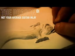 Epic 3D Dragon Inlay Begins! | Sculpting a Fretboard Like Never Before