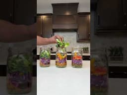 Meal Prep: Salad in a Jar #salad #mealprep #lunch #dinner #food