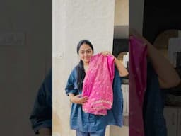 Tissue Saree చాలా తక్కువ budget లో Get Ready With Me #grwm #grwmoutfit #heavenlyhomemade