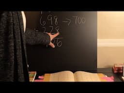 ASMR - Math Instructor Roleplay (Relaxing Chalkboard Sounds) - Softly Spoken