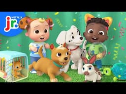 Cody's Pet Party Song + Dance 🐱🎶 CoComelon Lane | Netflix Jr