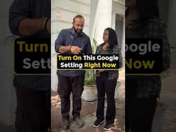 Turn on this #google setting before it’s too late! #shorts