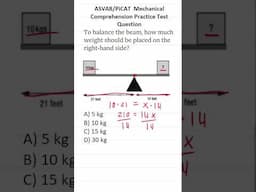 Mechanical Comprehension Practice Test Question for the ASVAB & PiCAT #acetheasvab #grammarhero