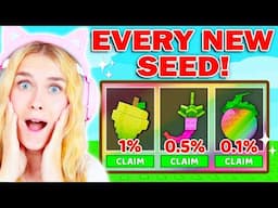 I Got EVERY *NEW* SEED In Grow A Garden Working Bee Update! (Roblox)