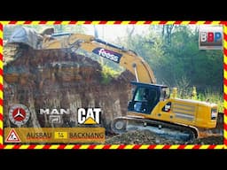 CAT 336 & MAN, Mercedes Sattelkipper, B14 Backnang, 2025.  Teil 6 #caterpillar336