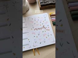 🌷 March Bullet Journal Covers 2020-2025 6 themes