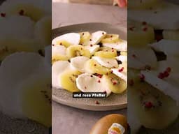 Goldene Caprese-Power: @Zespri.Deutschland SunGold™ Kiwi + Mozzarella = WOW 💛