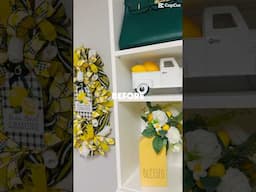 From lemons to natural background change in my studio #summerdecor