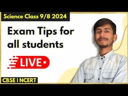 🔥 Exam Preparation Live: Practical Tips & Strategies for Success! 📚✅ #live #class8 #class8 #science