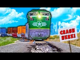 Military Train CRASHES in GTA 5 while Carrying a NUKE!