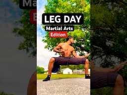 LEG DAY for Martial Artists #martialarts #shorts