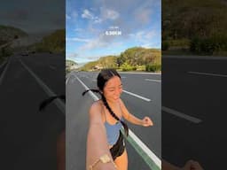 7km easy run at 6am