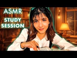 ASMR POV Study Session, Roleplaying The Cute Jinah helps you prepare, soft whispers, gentle talking