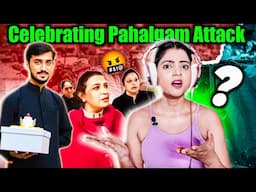 Disgusting Woman's Celebrating Pahalgam Attack ! 😡 Pakistani Embassy Cutting Cake ? Pooja re