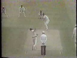Curtly Ambrose goes at Robin Smith West Indies vs England
