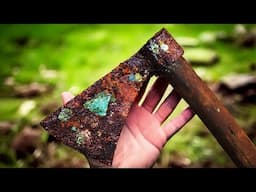 Rare Axe Restoration With Viking Engravings