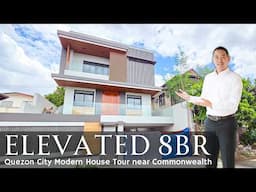 House Tour QC106 • "8 ROOMS with a WONDERFUL View!" • Quezon City ELEVATED House and Lot for Sale