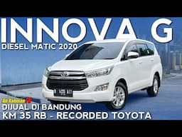 INNOVA REBORN DIESEL G MATIC 2020 KM 35 Rb an recorded TOYOTA dijual di BANDUNG